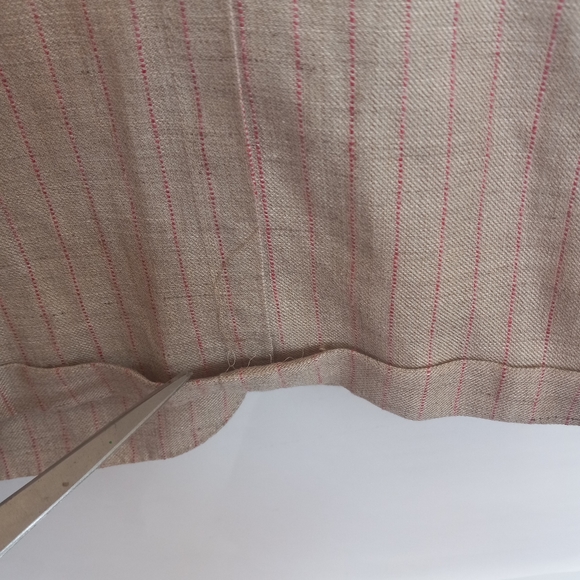 Ermenegildo Zegna recent wool/ linen 40R unconstructed bold striped - Picture 2 of 12